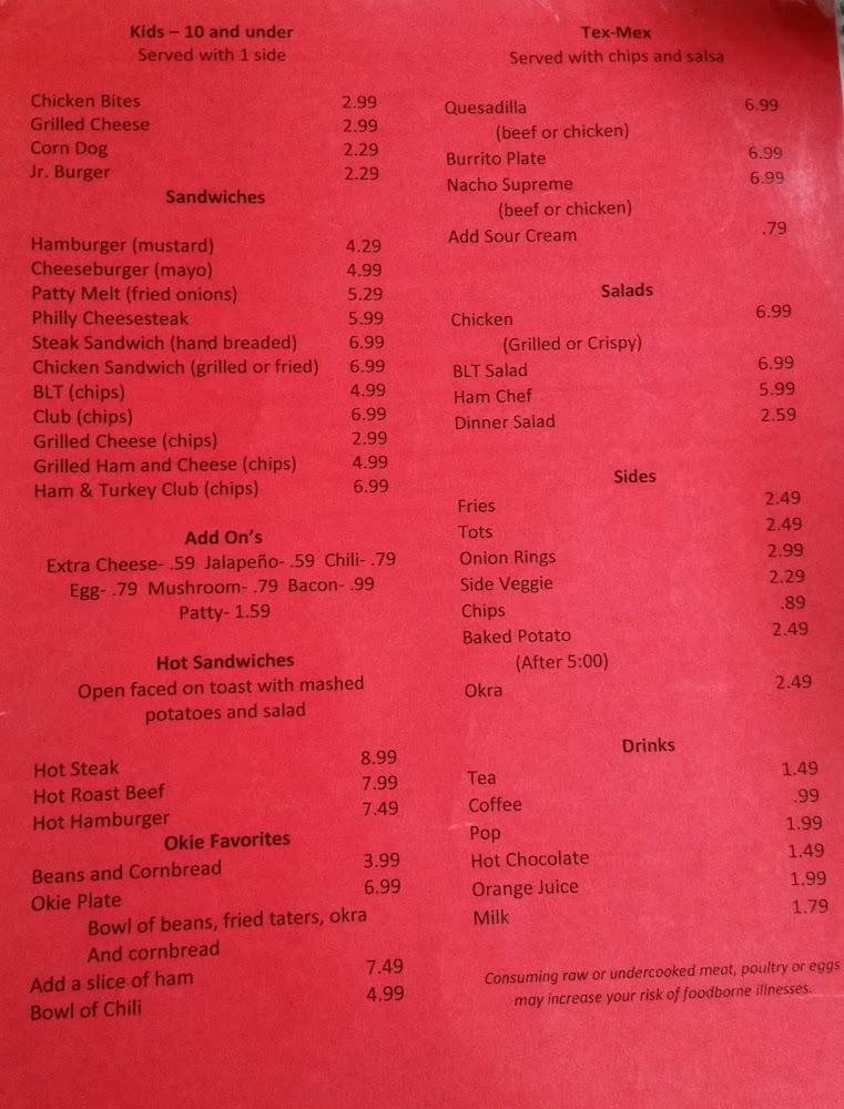 Countyline Cafe Menu image 4